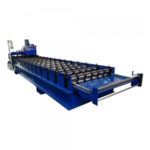 color steel glazed roof sheet roll forming machine
