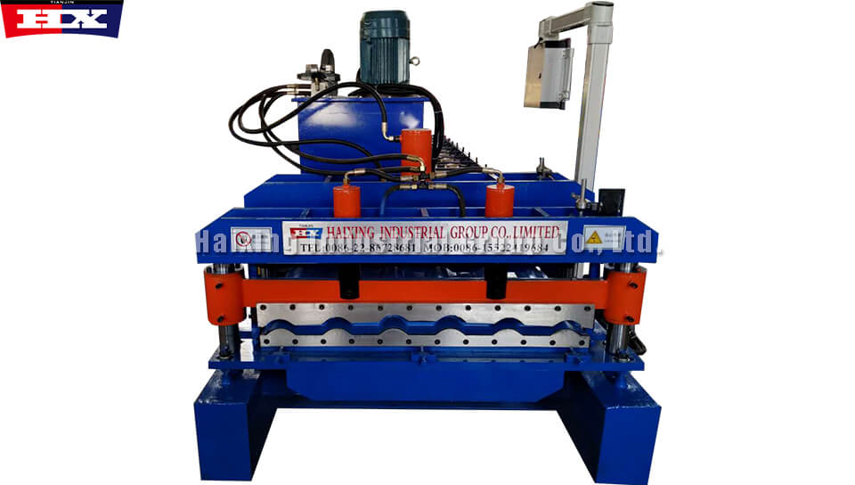 1000 glazed roof machine