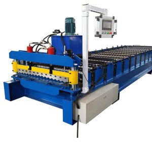 Chinese wholesale Automatic color steel metal corrugated wave roof panel roll forming machine