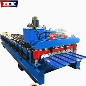 2019 Canton Fair Hot sale Fully Automatic Trapezoidal Tile Roof Metal Sheet 1020 1050 Roll Forming Machine