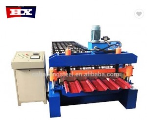 Roof color steel tile cold roll forming machine