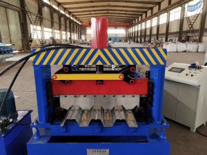 Automática cubierta de color de laminación de acero haciendo que forma la máquina de cubierta de piso