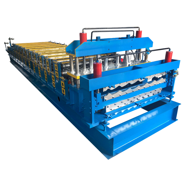OEM Manufacturer Colored Glazed Tile Roofing Sheet Roll Forming Machine - Double Layer Roof Panel Roll Forming Machine – Haixing Industrial