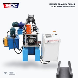 Steel C Purlin Roll Forming Machine