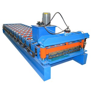 Special Design for Metal Roofing Trapezoid Iron Sheet Roll Forming Making Machine Hf