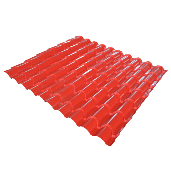 Factory wholesale Two Waves Guardrail Roll Forming Machine - Steel Metal Color Glazed Roof Sheet – Haixing Industrial