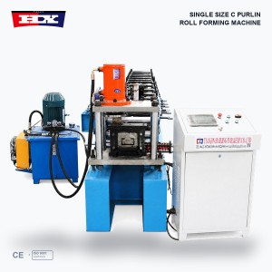 Steel C Purlin Roll Forming Machine