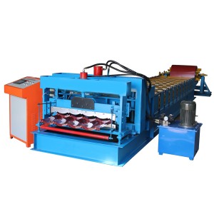 Fixed Competitive Price Downspout Gutter Making Machine - Glazed roofing tile roll forming machine – Haixing Industrial