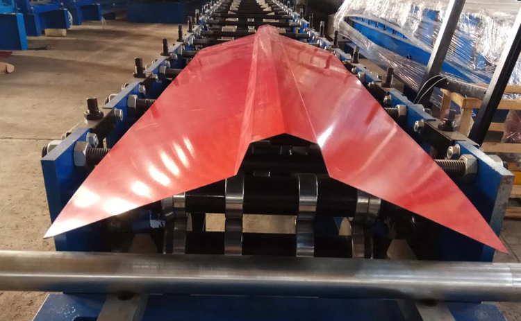 Color Coated Steel Ridge Cap For Roof1