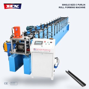 Steel C Purlin Roll Forming Machine