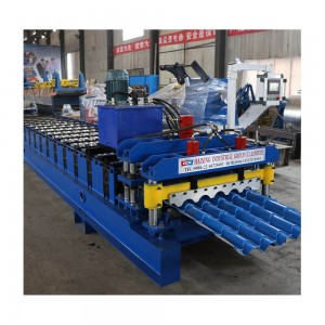 Glazed Panel Small Ordinary Roof Tile Moulding Machine