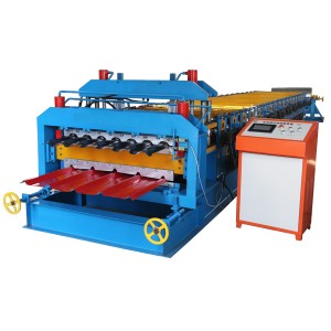 8 Years Exporter Double Layer Ibr Steel Roof Sheet Roll Forming Machine Hf