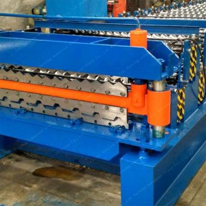 China OEM Metal Roofing Galvanized Aluminum Corrugated Steel Sheet Making Machine Colored Steel Wall Roof Panel Cold Roll Forming Machine