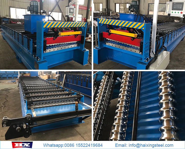 850 corrugated roof machine details