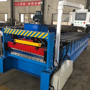 color steel aluminum wave sheet roof wall panel machine