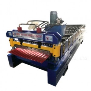 Corrugated roof and wall panel roll forming machine 850