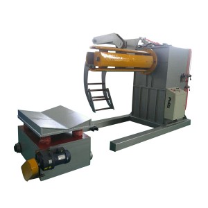 Manufactur standard Professional Customization Automatic Steel Downspout Forming Machine - Hydraulic decoiler with car – Haixing Industrial
