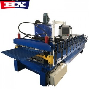 Model 840 850 trapezoidal and corrugated double layer roll forming machine