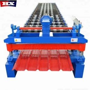 Ibr roof sheet panel trapezoidal roll forming machine