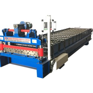 2019 High quality Automatic Competitive Wall/roof/door Panel Roll Forming Machine