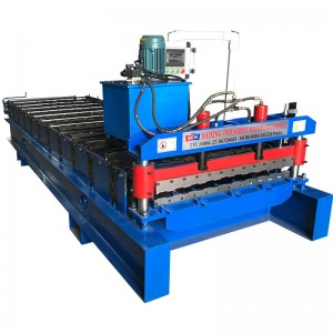color steel trapezoidal roof panel machine