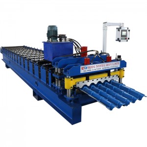 Steel Glazed Roof Roll Forming Machine