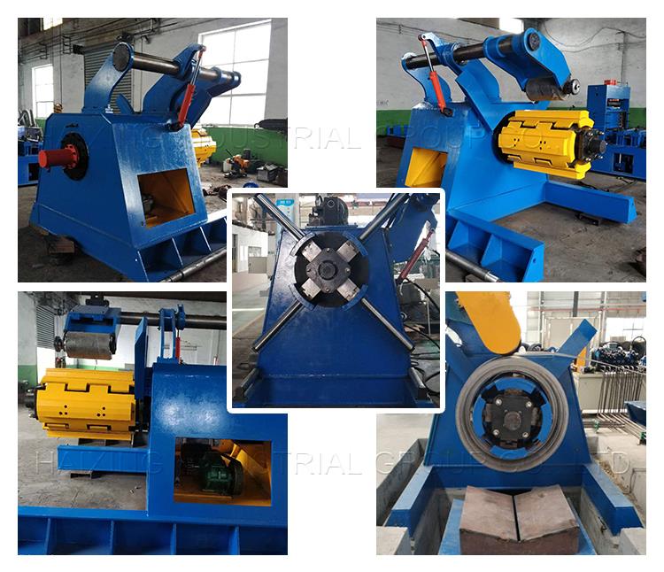 Hydraulic decoiler machine