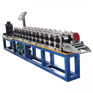 steel tracks light keel hat section roll forming machine
