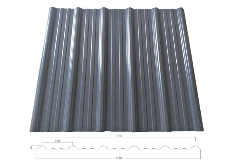 Plastic roof tiles sheets