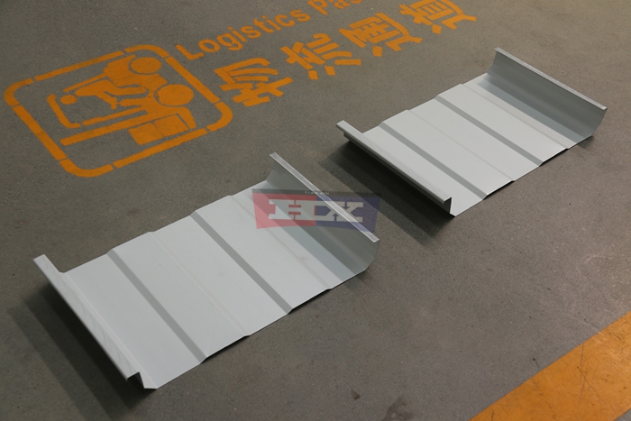 Haixing KR18 standing seam roll forming machine for aluminum magnesium manganese roofing panels