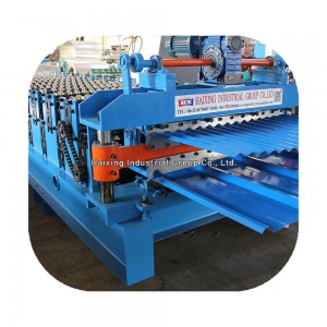 cold rolled steel ibr roof sheet forming machine