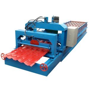 2017 New Style Customized Rain Gutter Machine - Glazed Roof Panel Roll Forming Machine – Haixing Industrial