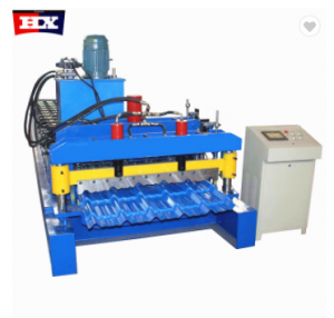 Glazed roof panel step tile cold roll forming machine