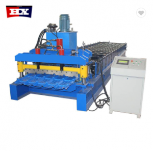 Type 800 Glazed Roofing Tile Roll Forming Machine for Nigeria Market