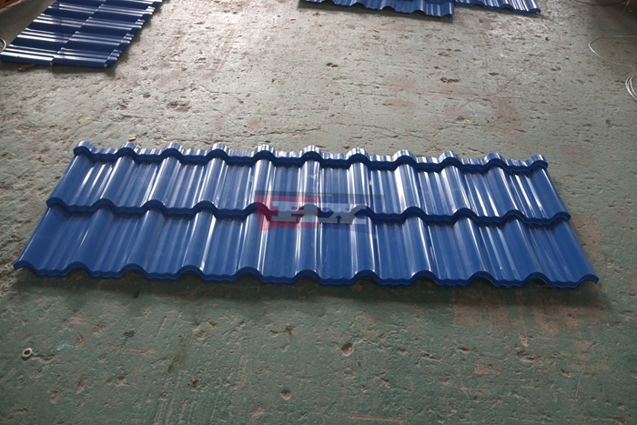 Haixing decorative steel roof tile production equipment for roofing factories