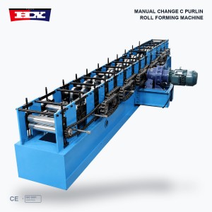 Steel C Purlin Roll Forming Machine