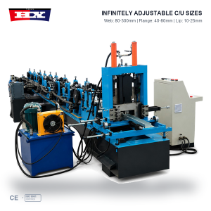 Fully Automatic C/Z Purlin Roll Forming Machine