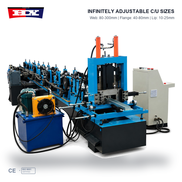 Fully Automatic C/Z Purlin Roll Forming Machine Featured Image