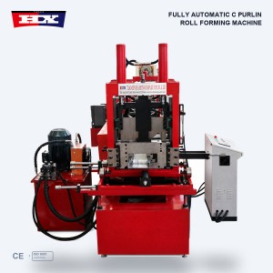 Fully Automatic C Purlin Roll Forming Machine with Punching