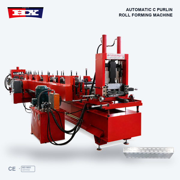 Automatic C Purlin Roll Forming Machine with Punching Featured Image