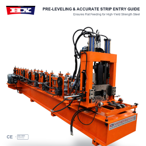 Automatic Changeover C U Purlin Machine
