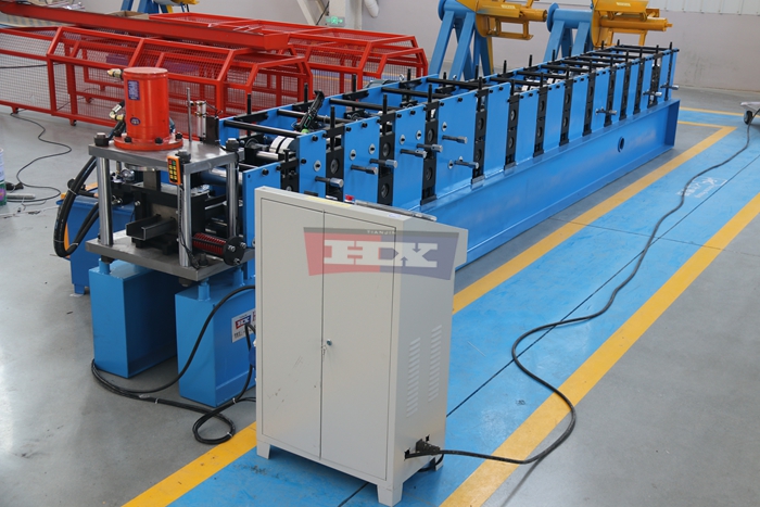 Haixing steel C purlin production machine with progressive roll forming process