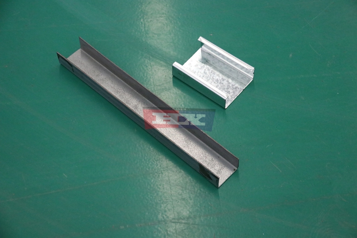 Haixing fully automatic C U purlin making machine with customized structural steel profile production