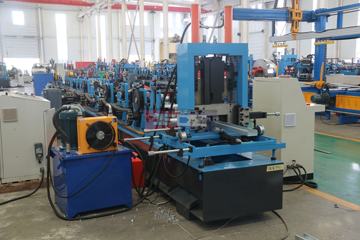 Haixing automatic C Z purlin production line for structural steel profile manufacturing