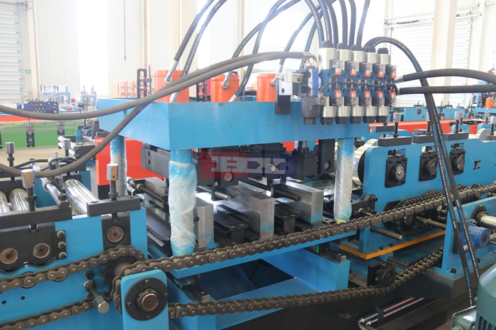 Haixing automatic C Z purlin machine for structural steel profile production