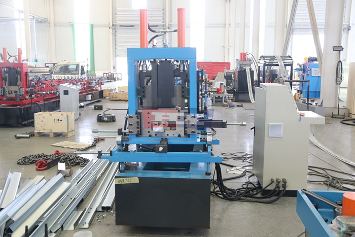 Haixing automatic size changing C U purlin machine for structural steel profile manufacturing