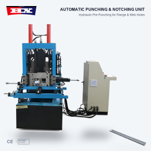 Automatic C/U Purlin Changeover Machine
