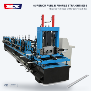 Fully Automatic C/U Steel Purlin Forming Machine