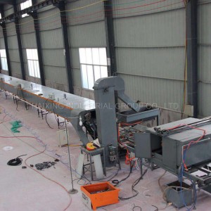Stone coated metal roof manufacturing machine