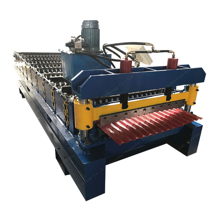 Best-Selling Color Stone Roof Sheet - Corrugated Galvanized Roof Panel Roll Forming Machine – Haixing Industrial